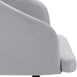 Best Retro Armlehnenstühle in Hellgrau - Dranico (2er Set) Stühle