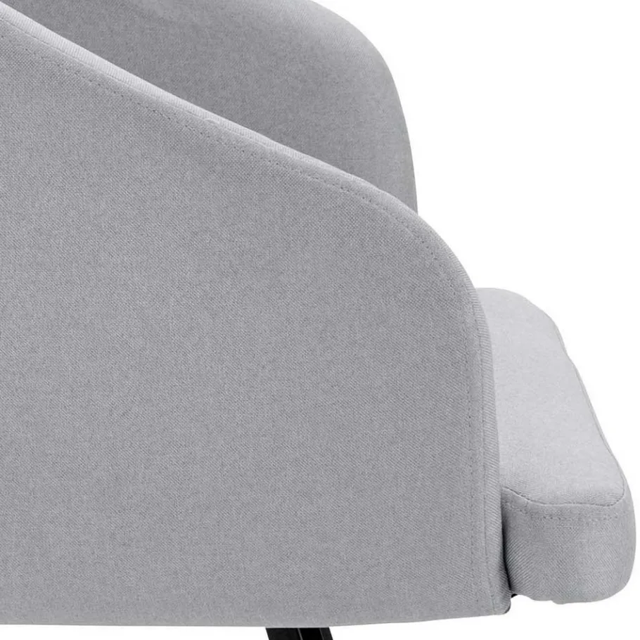 Best Retro Armlehnenstühle in Hellgrau - Dranico (2er Set) Stühle