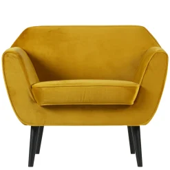 Best Retro Armlehnsessel in Gelb & Schwarz - Laddion Sessel