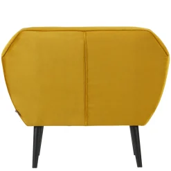 Best Retro Armlehnsessel in Gelb & Schwarz - Laddion Sessel