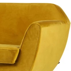 Best Retro Armlehnsessel in Gelb & Schwarz - Laddion Sessel