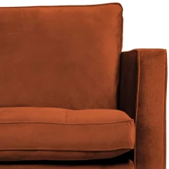 Sale Retro Designsessel in Rost Braun Samt - Naryon Sessel