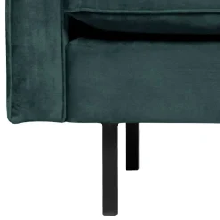 Outlet Retro Polstersessel mit Samt bezogen - Fledos Sessel