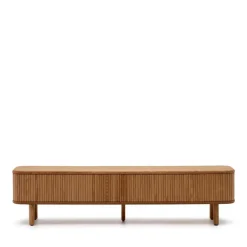 Best Retro TV Unterschrank mit 2 Schiebetüren - Calming Tv & Hifi-Möbel|Lowboards