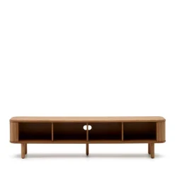 Best Retro TV Unterschrank mit 2 Schiebetüren - Calming Tv & Hifi-Möbel|Lowboards