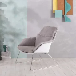 Retrosessel mit Chrom Bügelgestell - Harukivo (2er Set) Sessel|Stühle