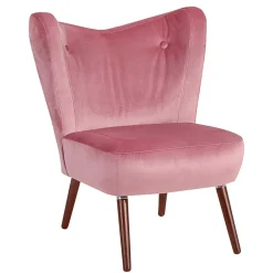 Retrostyle Polstersessel in Rosa - Lachar Sessel