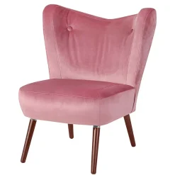 Retrostyle Polstersessel in Rosa - Lachar Sessel