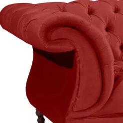 Clearance Roter Barock Sessel im XXL Format - Henissa Sessel