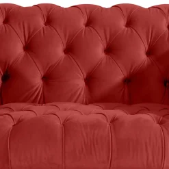 Clearance Roter Barock Sessel im XXL Format - Henissa Sessel