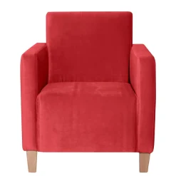 Clearance Roter Polstersessel mit Samtvelours-Bezug - Gedeon Sessel