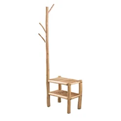 Clearance Rustikale Design-Garderobe aus Eukalyptusholz - Drawa Garderoben