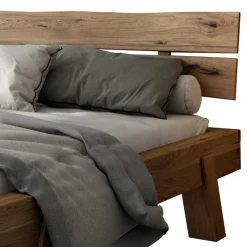 Rustikal-modernes Bett aus Asteiche Massivholz - Raistan Betten