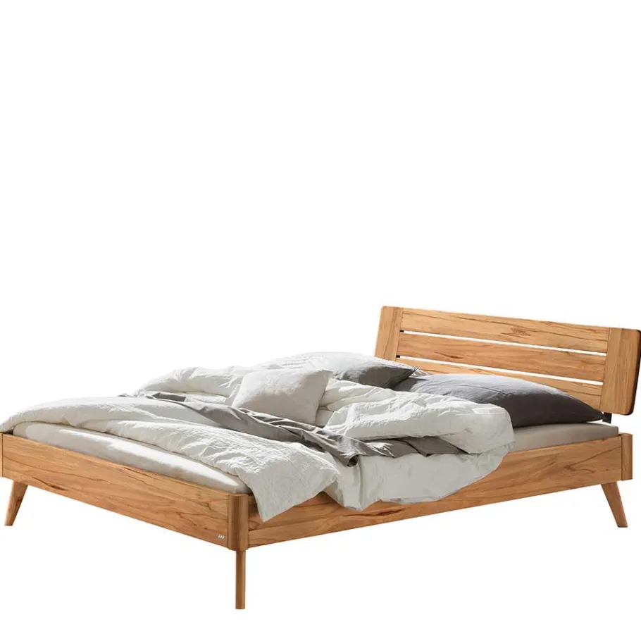 Best Rustikal-modernes Doppelbett aus Wildbuche - Polentona Betten