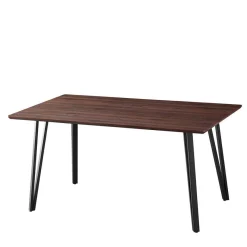 Outlet Samt Armlehnenstühle mit Esstisch - Casimir (fünfteilig) Sitzgruppe