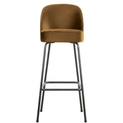 Samt Barstuhl mit 79 cm Sitzhöhe - Labound Hocker