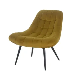 Clearance Samt Sessel ohne Armlehnen mit 50 cm Sitzhöhe - Agata Sessel|Stühle