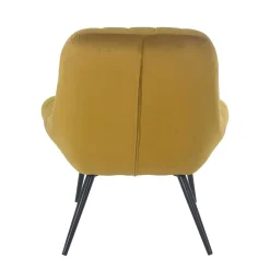 Clearance Samt Sessel ohne Armlehnen mit 50 cm Sitzhöhe - Agata Sessel|Stühle