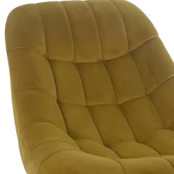 Clearance Samt Sessel ohne Armlehnen mit 50 cm Sitzhöhe - Agata Sessel|Stühle