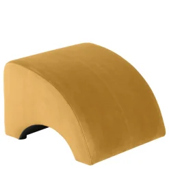 Samtvelours Sessel in Gelb und Schwarz - Nikaragva Sessel