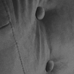 Clearance Samtvelours-Polstersessel in Anthrazit - Hamzad Sessel