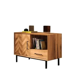 Sale Scandi Chic Kommode aus Wildeiche & Metall - Kerfa Tv & Hifi-Möbel|Lowboards