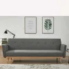 Best Scandi Chic Schlafcouch in Dunkelgrau & Natur - Giorgio Betten