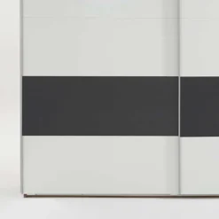 New Schiebetüren Kleiderschrank Camelo in Weiß Dunkelgrau Kleiderschränke