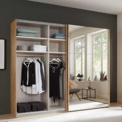 Hot Schlafraum Schrank mit Schwebetüren - Emya Kleiderschränke|Schränke