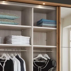 Hot Schlafraum Schrank mit Schwebetüren - Emya Kleiderschränke|Schränke