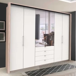 Outlet Schlafzimmer Gleittürenschrank mit Spiegel - Vaclyn Kleiderschränke|Schränke