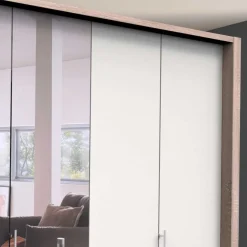 Outlet Schlafzimmer Gleittürenschrank mit Spiegel - Vaclyn Kleiderschränke|Schränke