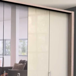 Best Schlafzimmer Kleiderschrank mit Spiegel Falttür - Rativian Kleiderschränke|Schränke