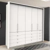 New Schlafzimmer Kleiderschrank mit Metallgriffen - Donpiave Kleiderschränke