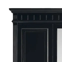 Outlet Schlafzimmer Kleiderschrank Andoro in Schwarz Kleiderschränke|Schränke