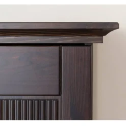 Outlet Schlafzimmer Kleiderschrank in Dunkelbraun - Nauizia Kleiderschränke