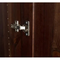 Outlet Schlafzimmer Kleiderschrank in Dunkelbraun - Nauizia Kleiderschränke