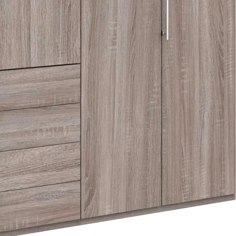 Online Schlafzimmer Kleiderschrank in Eiche dunkel - Crenba Kleiderschränke|Schränke