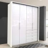 Sale Schlafzimmer Kombi-Kleiderschrank in Weiß - Dolienca Kleiderschränke|Schränke