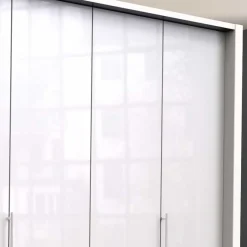 Sale Schlafzimmer Kombi-Kleiderschrank in Weiß - Dolienca Kleiderschränke|Schränke