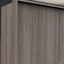 Hot Schlafzimmer Kombischrank in Eiche dunkel - Crenba Kleiderschränke