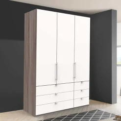 Best Schlafzimmer Kombi-Schrank mit sechs Schubladen - Tivierto Kleiderschränke|Schränke