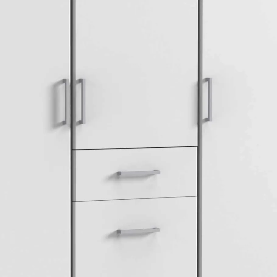 Best Schlafzimmer Schrank in Weiß - 135x199x58 cm - Cador Kleiderschränke|Schränke