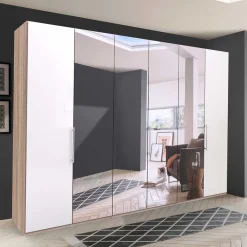 Outlet Schlafzimmer Schrank mit großer Spiegel Fläche - Bosays III Kleiderschränke|Schränke