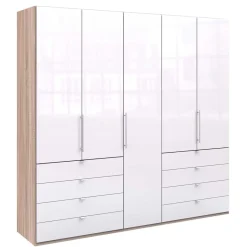 Online Schlafzimmer-Kleiderschrank mit Tür & 2 Falttüren - Bosays Kleiderschränke