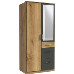 New Schlafzimmerkleiderschrank 91 cm breit - Leviza Kleiderschränke|Schränke