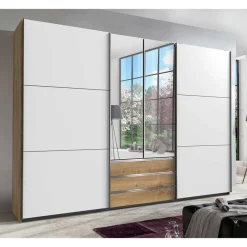 Online Schlafzimmerkleiderschrank 4-tĂŒrig & 3 Schubladen - Stufania KleiderschrĂ€nke|SchrĂ€nke