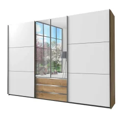 Online Schlafzimmerkleiderschrank 4-türig & 3 Schubladen - Stufania Kleiderschränke|Schränke