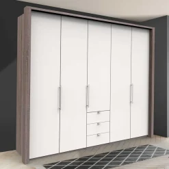 Schlafzimmerkleiderschrank mit drei Schubladen - Tivierto Kleiderschränke