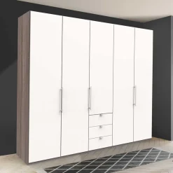 Schlafzimmerkleiderschrank mit drei Schubladen - Tivierto Kleiderschränke